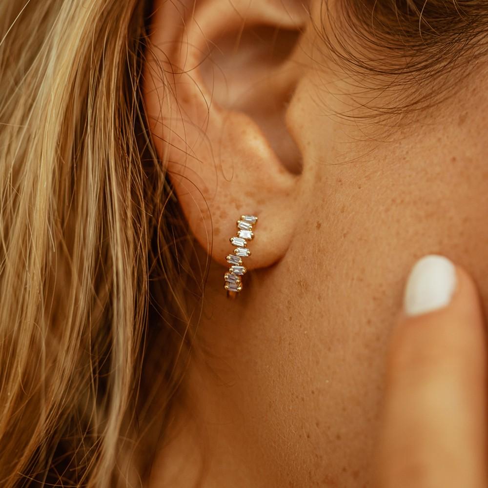 Baguette Huggies and Hoops for Teens