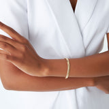 14k 5.7MM Wide Cobra Bracelet Ferkos Fine Jewelry