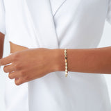 14k Gold Oval Link Stacking Bracelet Ferkos Fine Jewelry