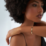 14k Gold Square Link Stacking Bracelet Ferkos Fine Jewelry