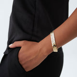 14k Unique Bold Triple Strand Bracelet Ferkos Fine Jewelry