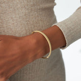 14K Gold Twist Bangle Bracelet Ferkos Fine Jewelry