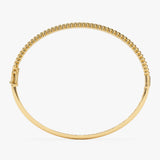 14K Gold Twist Bangle Bracelet Ferkos Fine Jewelry