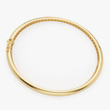 14K 7.5MM Classic Dome Gold Bangle Bracelet Ferkos Fine Jewelry