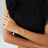 14k 3.5mm Dome Gold Bangle Bracelet Ferkos Fine Jewelry