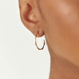 14k Large Wave Hoop Earrings Ferkos Fine Jewelry