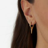 14k Solid Gold Mini Dagger Earrings Ferkos Fine Jewelry
