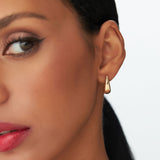 14k Gold Teardrop Hoop Earrings Ferkos Fine Jewelry