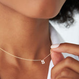 14K Gold Initial Necklace Ferkos Fine Jewelry