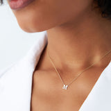 14K Gold Initial Necklace Ferkos Fine Jewelry
