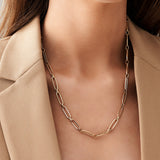 14k Oval Link Chain Necklace Ferkos Fine Jewelry