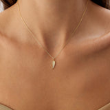 14K Angel Wings Pendant Necklace Ferkos Fine Jewelry