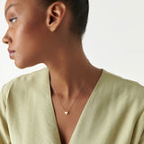 14k Puffed Heart Slider Necklace Ferkos Fine Jewelry