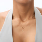 14K Heart Key Necklace Ferkos Fine Jewelry