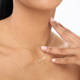 14K Wire Script Custom Name Necklace Ferkos Fine Jewelry