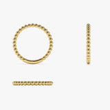 14k 2MM Bead Ring Ferkos Fine Jewelry
