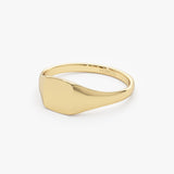 14k Gold Square Signet Ring Ferkos Fine Jewelry