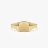 14k Gold Square Signet Ring 14K Gold Ferkos Fine Jewelry