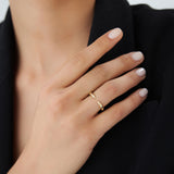 14K Open Claw Cuff Ring For Women Ferkos Fine Jewelry