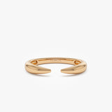 14K Open Claw Cuff Ring For Women 14K Rose Gold Ferkos Fine Jewelry