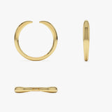 14K Open Claw Cuff Ring For Women Ferkos Fine Jewelry