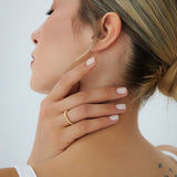 14k 4MM Beaded Graduating Ring Ferkos Fine Jewelry
