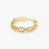 14k Solid Gold Mariner Chain Ring Ferkos Fine Jewelry