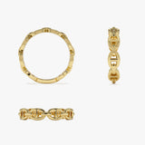 14k Solid Gold Mariner Chain Ring Ferkos Fine Jewelry