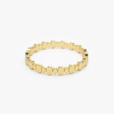 14k Alternating Size Oval Ring Ferkos Fine Jewelry