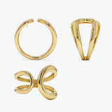 14k Unique Design Bold Gold Ring Ferkos Fine Jewelry