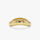 14k Unique Amorphic Shaped Figure Ring 14K Gold Ferkos Fine Jewelry