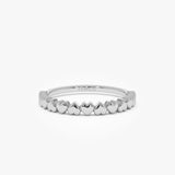 14k Dainty Heart Stacking Gold Ring Ferkos Fine Jewelry