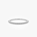 14k Beaded Wedding Band Ferkos Fine Jewelry
