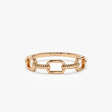 14K Twisted Unique Rope Band 14K Rose Gold Ferkos Fine Jewelry