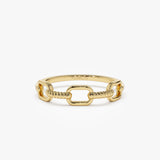 14K Twisted Unique Rope Band 14K Gold Ferkos Fine Jewelry