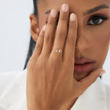 14K Gold Custom Name Ring Ferkos Fine Jewelry