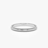 14kt Milgraine Edge Wedding Band Ferkos Fine Jewelry