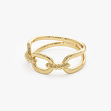 14K Gold Twisted Rope Ring Ferkos Fine Jewelry