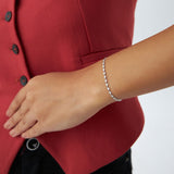 14K Gold Bezel Setting Diamond Tennis Bracelet Ferkos Fine Jewelry