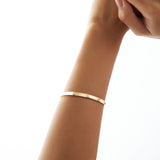 14K Gold 0.50Ct Round Diamond Bangle Bracelet Ferkos Fine Jewelry