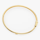 14K Heart Shape Diamond Solitaire Bangle Ferkos Fine Jewelry