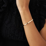 14k Bezel Setting Marquise Shaped Diamond Bangle Ferkos Fine Jewelry