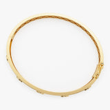 14k Bezel Setting Marquise Shaped Diamond Bangle Ferkos Fine Jewelry