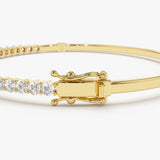 14k 1.50 Ctw Prong Setting Diamond Bange Bracelet Ferkos Fine Jewelry