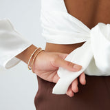 14K Beaded Gold Diamond Bangle Bracelet Ferkos Fine Jewelry