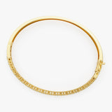 14k 1.15ctw Luxurious Cluster Diamond Bangle Ferkos Fine Jewelry