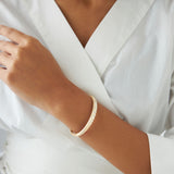 14k 1.20ctw Dome Floating Diamond Bangle Bracelet Ferkos Fine Jewelry