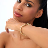 14k Bold Oval Link Bracelet Ferkos Fine Jewelry