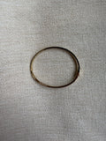 14K Gold Channel Set Modern Baguette Diamond Bangle Ferkos Fine Jewelry