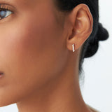 14K Gold Alternating Marquise and Round Diamond Studs Ferkos Fine Jewelry